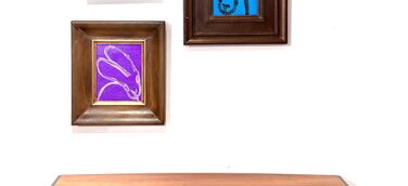 Hunt Slonem Paintings Installation