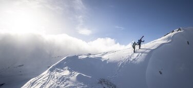 Skibergsteigen in Bormio, Italien