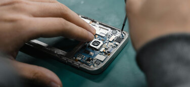 Reparatur eines Smartphones