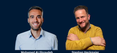 Die Webinar-Referenten Mohamed Al-Shraydeh und Stephan Heckmaier