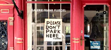 David Shrigley Shop window at FRANK FLUEGEL GALERIE