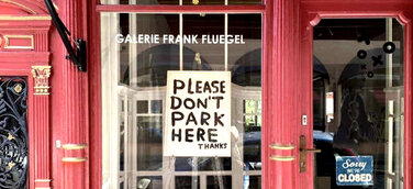 David Shrigley Shop window at FRANK FLUEGEL GALERIE