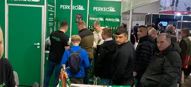 Großer Andrang am Messestand von PERKEO in Polen