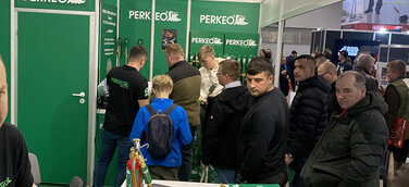 Großer Andrang am Messestand von PERKEO in Polen