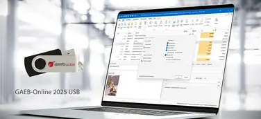 Effiziente und mobile Angebotsbearbeitung mit GAEB-Online 2025 USB