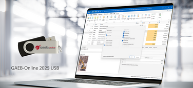 Effiziente und mobile Angebotsbearbeitung mit GAEB-Online 2025 USB