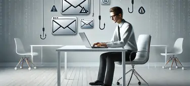 Mitarbeiter wird mit einer Phishing Mail reingelegt