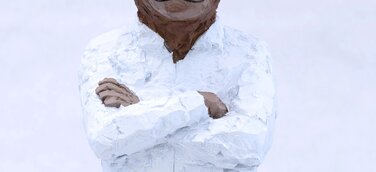 Stephan Balkenhol Teddybär Bronze