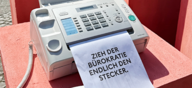 Berliner "Faxvertising"-Kampagne