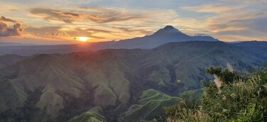 Mindanao's Berge und Natur ist sehr abwechslungsreich 