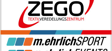 Kominationslogo ZEGO und m.ehrlichSPORT