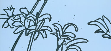 Alex Katz White Lilies