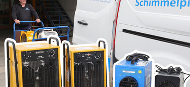 Die Michael Grübel GmbH vermietet mit über 30 Jahren Erfahrung professionelle Bautrockner und Heizgeräte 