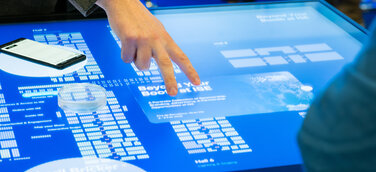 Scape X® Powering the ISE Rebooking Area in 2025. Object Recognition and Multitouch interaction.