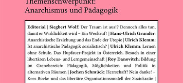 espero – Libertäre Zeitschrift, Nr. 12, Potsdam: Libertad Verlag, Januar 2026, 360 Seiten
