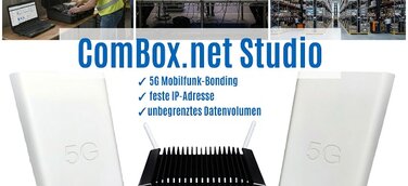 ComBox.net Studio liefert Internet für Baustellen, Events und KMU