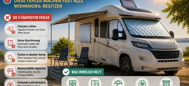40 Grad im Camper? Diese Fehler machen fast alle Wohnmobil-Besitzer