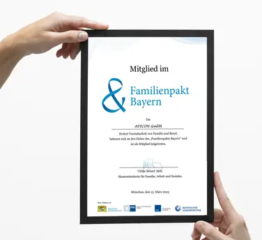 Wir sind stolzes Mitglied im Familienpakt Bayern