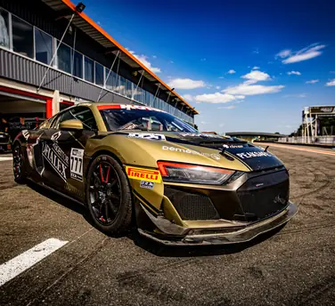 GT4 France 2023 Audi R8 LMS GT4 #888 (CSA Racing), Gaël Castelli/Rodolphe Wallgren