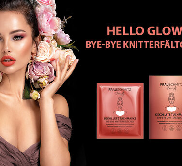 Tuchmaske für das Dekolleté