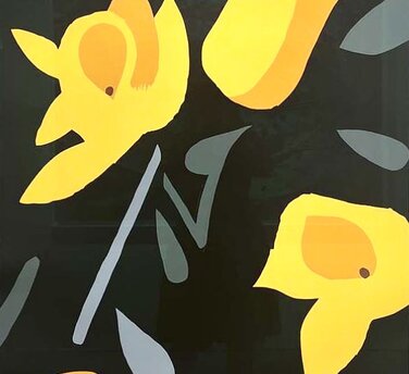 Alex Katz Freesia Flowers | FRANK FLUEGEL GALERIE