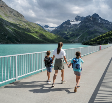 Sommer mit Kindern in den Bergen
