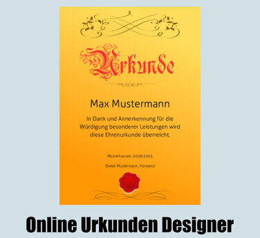 Online Urkunden-Designer 