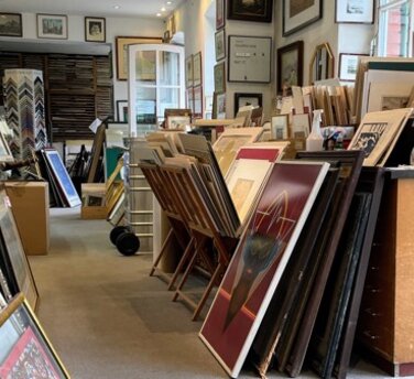 Rahmen und Grafik Haenle