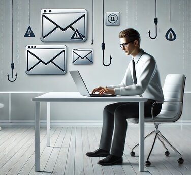 Mitarbeiter wird mit einer Phishing Mail reingelegt