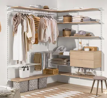 WALK-IN Regalsystem Kleiderschrank