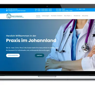 Webdesign und Webseiten für Arzt und Praxis
