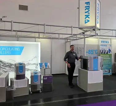 FRYKA-Kältetechnik überzeugt auf der analytica 2026 mit Herstellernähe und einem breiten Produktsortiment