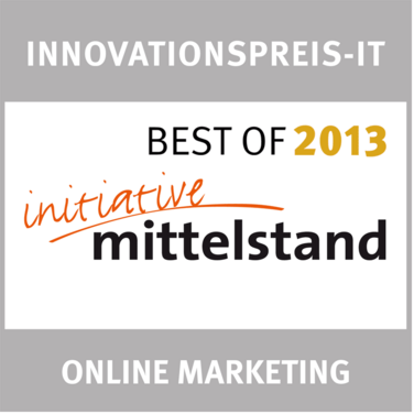 TRENDKRAFT erhält INNOVATIONSPREIS-IT 2013 der Initiative Mittelstand