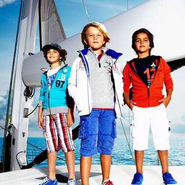 Sportliche Kindermode von Gaastra für Sommer 2013: Von der Bretagne bis nach Kalifornien