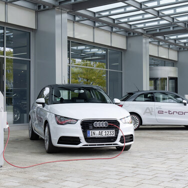 Der Audi A1 e-tron bei den „Schaufensterprojekten Elektromobilität“