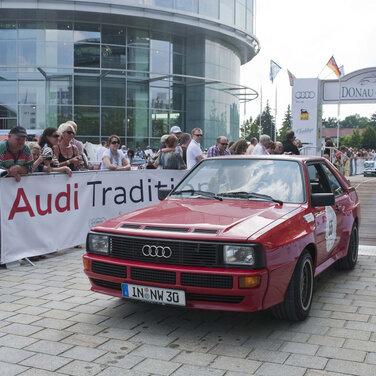 Jubilare von Audi Tradition bei Donau Classic
