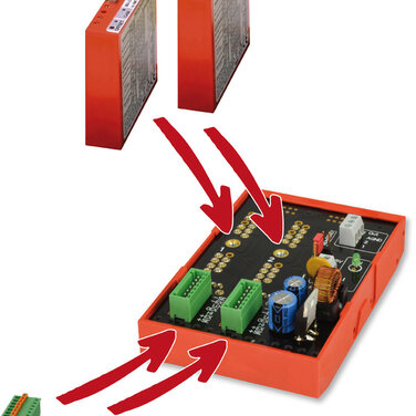 Analoge Backplane AP2a für 5B Module von bmcm mit erweiterter Funktionalität