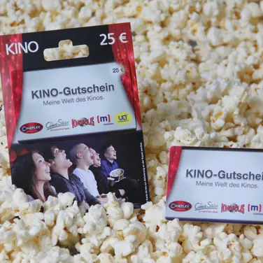 E-Geld Karten für Kino und Shopping