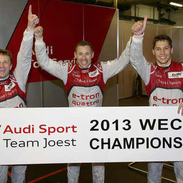 Sechster WEC-Saisonsieg für Audi und Fahrer-Weltmeistertitel in Shanghai*