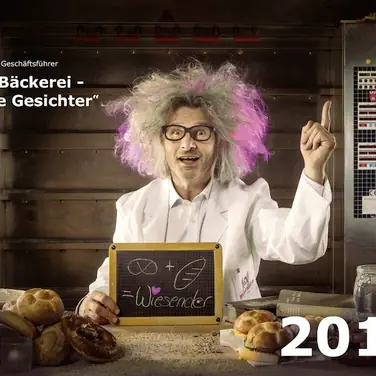 Witzig und frech: ADVERMA verwandelt Backstube in Fotostudio