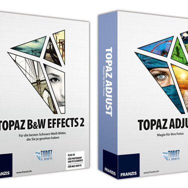 FRANZIS übernimmt exklusiv Lizenzrechte Vertrieb für TOPAZ LABS Photoshop Plug-ins