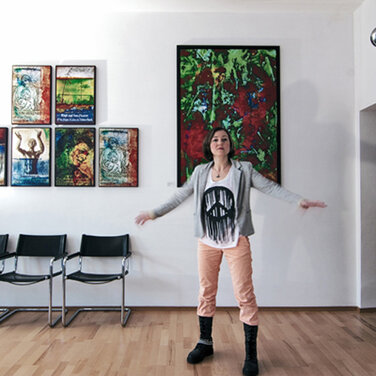 Galerie Unikat Gelsenkirchen präsentiert Mixed Medias von Julia Kellerbrandt
