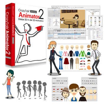 Neues CrazyTalk Animator 2 - erstmals 3D-Bewegungen in der 2D-Animation