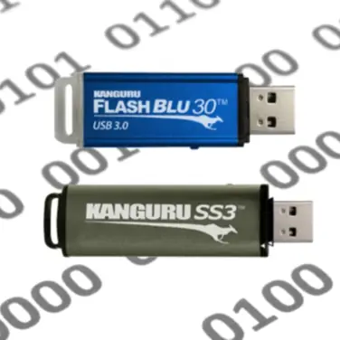 USB-Sticks mit Schreibschutz: Kanguru FlashBlu30 und SS3 gehören zu schnellsten Speicher-Sticks auf dem Markt