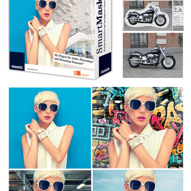 FRANZIS SmartMask 4.5 - Freistellsoftware für feinste Details im Foto für Fotografen, Bilderkünstler und Grafik