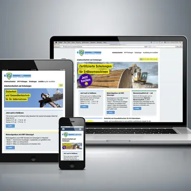 Almut M. entwickelt die Website von TCS Arbeitssicherheit