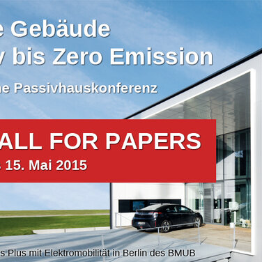 CALL FOR PAPERS bis 15. Mai 2015 - Effiziente Gebäude von Aktiv bis Zero Emission - 7. Norddeutsche Passivhausk