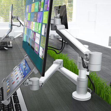 Ergonomie im Büro durch Monitorhalterungen von monitorhalterung.de: Weil Gesundheit das Wichtigste ist