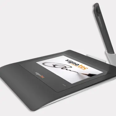 Neue Generation von Unterschriftenpads von signotec auf der CeBIT 2015