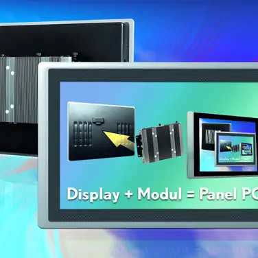 Flexibilität durch modularem Widescreen Panel-PC